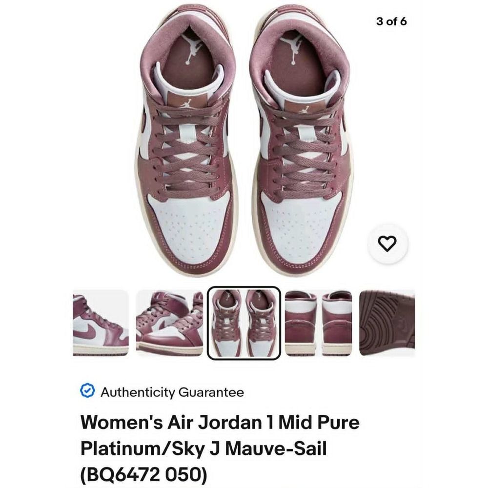 Jordan Air Jordan 1 Mid Women Size 10.5